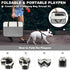 Aivituvin Dog Playpen Foldable Pet Play Pens with Carrying Bag for Cat, Puppies, Rabbits, Chickens, Durable Portable