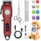 Dog Grooming Kit for Heavy Thick Hair & Coats, Low Noise Trimmer,