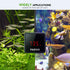 Aquarium Thermometer, LED Digital Waterproof Temperature Gauge with USB Power for Fish Tank, Suction Cup