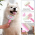 Cat Grooming Brush - Pet Hair Brush for Dogs, Slicker Brushes for Grooming, Gently Removes Loose Undercoat (Pink)