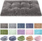 WONDER MIRACLE Fuzzy Deluxe Pet Beds, Super Plush Dog or Cat Beds for Crates (15" x 23", S-Eagle Grey)