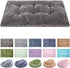 WONDER MIRACLE Fuzzy Deluxe Pet Beds, Super Plush Dog or Cat Beds for Crates (15" x 23", S-Eagle Grey)