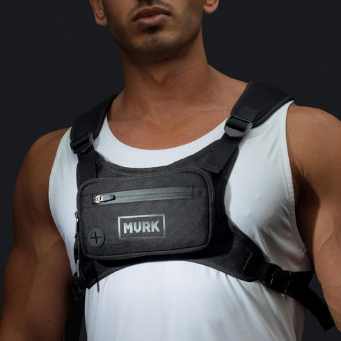 MVRK Water Resistant Chest Pack, Lightweight Running Vest with Phone Holder and Extra Storage