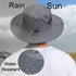 PFFY Sun Bucket Hat for Men Women, 3” Wide Brim, UPF 50+, Fishing & Beach Hats