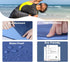 Yoga Mat Non Slip, Eco-Friendly Pilates Fitness Mats, Anti-Tear 1/4" Thick for Home Workout