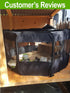 45 45 22" Portable Pet Playpen * * Premium Large Size Puppy Kennel - Best for Small and Medium Size Dogs and Cats