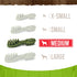 Merrick Fresh Kisses Natural Dental Chews Infused with Coconut and Botanical Oils for Medium Dogs - 30 ct. Box