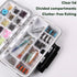Fishing Tackle Box Portable Hard Case for Baits, Hooks, Lures, Swivels, Jigs, Sinkers - Orange Waterproof (1pcs)