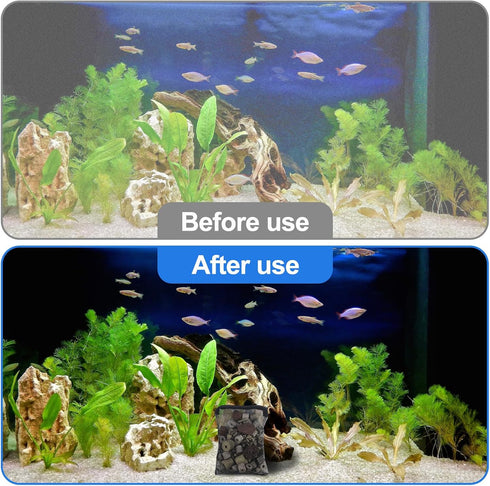 20pcs Aquarium Filter Media Bags, 8x6inch Fine Mesh Reusable Bags with Plastic Zipper for Biospheres, Ceramic Rings