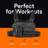 Fitdom Tactical Inspired Sports Utility Chest Pack - EDC Rig Pouch Vest with Built-In Phone Holder for Workouts