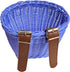 Girls Bike Accessories Kit, Hand Woven Bicycle Basket, Child Bike Wheel Spoke Beads, Bike Streamers, Horn Bell, Stickers