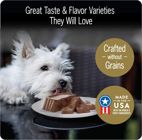 CESAR Adult Wet Dog Food Classic Loaf in Sauce, Poultry Lovers Variety Pack, 3.5 oz. Easy Peel Trays, Pack of 36