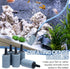 Irenare 100 Pieces 1 Inch Air Stone Cylinder for Aquarium Air Pump Accessories and Nano Fish Tank Hydroponics