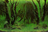 Fish Tank Stickers Wallpaper Seaweed Background Decoration, Water Plants Fish Tank Background, 15.7"x 40"