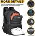 Goloni Basketball Backpack, Large Sports Bag with Ball & Shoe Compartment for Volleyball Soccer