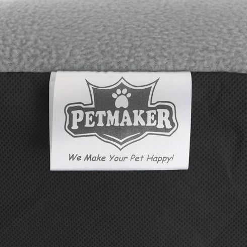 PETMAKER Self-Heating Pet Bed - Thermal Dog Mat with Soft Sherpa Top for Dogs, Cats, and Small Pets, Washable Crate Pad