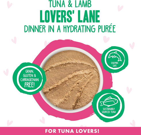 B.F.F. PLAY - Best Feline Friend Paté Lovers, Tuna & Lamb Lovers' Lane, 2.8oz Can, Pack of 12