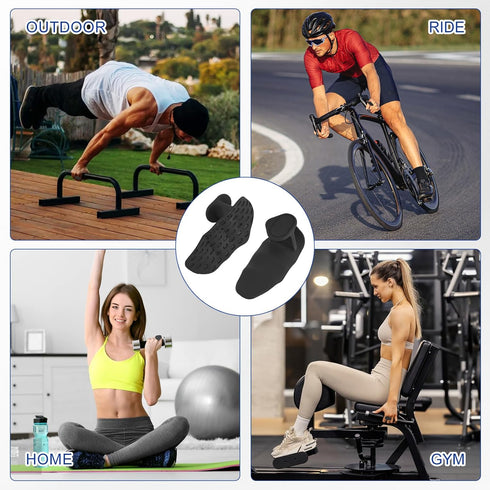 Lymocsu Weight Lifting Grips,Lifting Grips for Men and Women, Non-Slip and wear-Resistant rypt Grip, Used