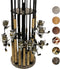 Rush Creek Creations Round Spinning Fishing Rod Holder for 16 Poles, Fishing Gear and Accessories | Fishing Rod Rack