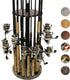 Rush Creek Creations Round Spinning Fishing Rod Holder for 16 Poles, Fishing Gear and Accessories | Fishing Rod Rack