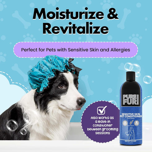 16 oz Pure Fur! by Girl With The Dogs - Made in USA - Sensitive Skin Pet Conditioner
