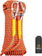 Nice C Static Climbing Rope, Rescue Rope, Rock Climbing Rope with Carry Bag (Orange, 10M/32ft)