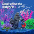 13Pcs Fish Tank Artificial Plastic Plants & Cave Rock Decor Set - Aquarium Decorations Kit