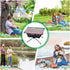 Amooorous Foldable Coffee Table Gradual Change Extendable Outdoor Grill Table with Carry Bag for Outdoor Cooking Picnic