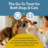 Fresh Is Best Salmon Fillets Freeze Dried Dog Treats Raw Freeze Dried Fish for Cats & Canines in Resealable Zipper Bag