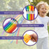Pack 6 9" 1m GSi Multicolor Ribbon Wands & Rings for Kids - of Dance Streamers with Stick, Ribbons, Gymnastics & Party