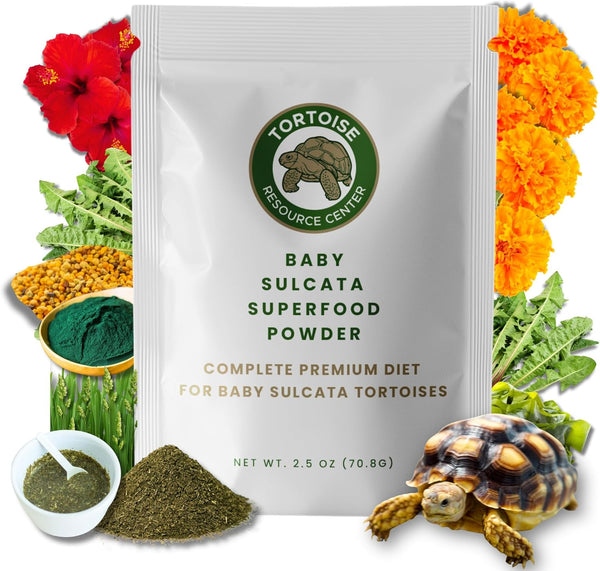 Baby Sulcata Food Powder with Calcium - Scientifically Formulated Diet for Healthy
