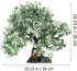 Aquarium Landscape Tree, Artificial Plastic Plants Tree Decoration Aquarium Fake Tree Decor with Resin Base for Home Aquarium Fish Tank Accessories(Green) by OATIPHO