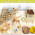 Delllala Hammock Hermit Crab Ladder Climbing Toy|Hermit Crab Decoration Tank AccessoriesReptile Habitat Decor