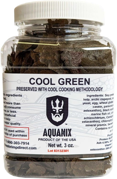 Brine Shrimp Direct Cool Green Spirulina and Kelp Tropical Fish Flake, 3