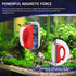 1/8 1/3 Inch Aquarium Magnet Glass Cleaner Brush,Glass Fish Tank Algae Brush Cleaning Tool, with Two Algae