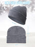 Foaincore 24 Pcs Roll Up Edge Skullcap Beanie, Women's Men's Warm Winter Hats, Lightweight Acrylic Knit Cuff Beanie