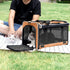 Portable Soft-Shell Dog Carry Bag for Puppy - Foldable Travel Cage for 0-15 lbs Pomeranian & Yorkie