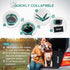 Goozii Pet Cat Playpen for Indoor Cats Enclosed, Puppy Dog Play Pen for Outdoor Travel Camping (Medium Size, Green
