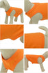 2018 Pet Clothes Dog T-Shirt Tanks Vests for Small Medium Large Dogs, 100% Cotton Summer Vest, Classic (L, Orange)