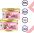 I and love and you XOXOs Wet Cat Food - Salmon + Tuna Pâté - Grain Free, Filler Free - 3oz Pack of 24 Cans