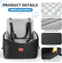 Mmczwgc 40 lbs 6-Inch 3 2 Dog Car Seat for Small Medium Dogs Up to Dog Booster Seat with Memory Foam, Pet Car Seat