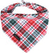 ARING PET Christmas Dog Bandanas, Red Green Pink Holiday Pet Bandana Scarf