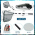 Poen 24'' 20'' 12'' Wire Grid Bottom Crab Nets Two Ring Crab Kit with Harness and Bait Clip x x Foldable Fishing Net