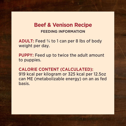 Wellness 12.5 Oz Natural Wet Grain Beef & Venison Free Canned Dog Food (12 Pack)