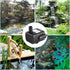 Mini USB Fountain Pump - Compact Submersible 5V Water Pump for Small Pond, Fish Tank, Long Cord, 180L/H (Black)