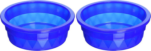 (2 Pack) Van Ness Heavyweight Translucent Large Crock Dish, 52 Ounce Per Bowl104
