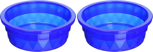 (2 Pack) Van Ness Heavyweight Translucent Large Crock Dish, 52 Ounce Per Bowl104