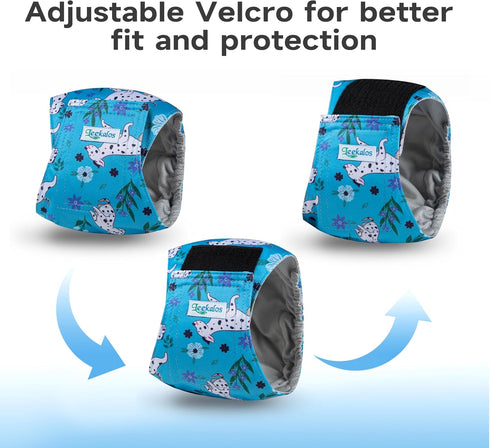 Bands5 Pack Leekalos Male Dog Diapers, Dog Belly Bands for Male Dogs Wraps Washable Doggie Diapers High Absorbing Dog