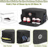 Golf Trunk Organizer Storage - Separate Compartment for 2 Pair Shoes up to US Mens 16, Golf Car Locker for Balls, Tees,