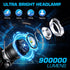 LED Rechargeable Headlamp, 900000 Lumens, 5 Modes, IPX7 Waterproof, Adjustable for Outdoor Activities